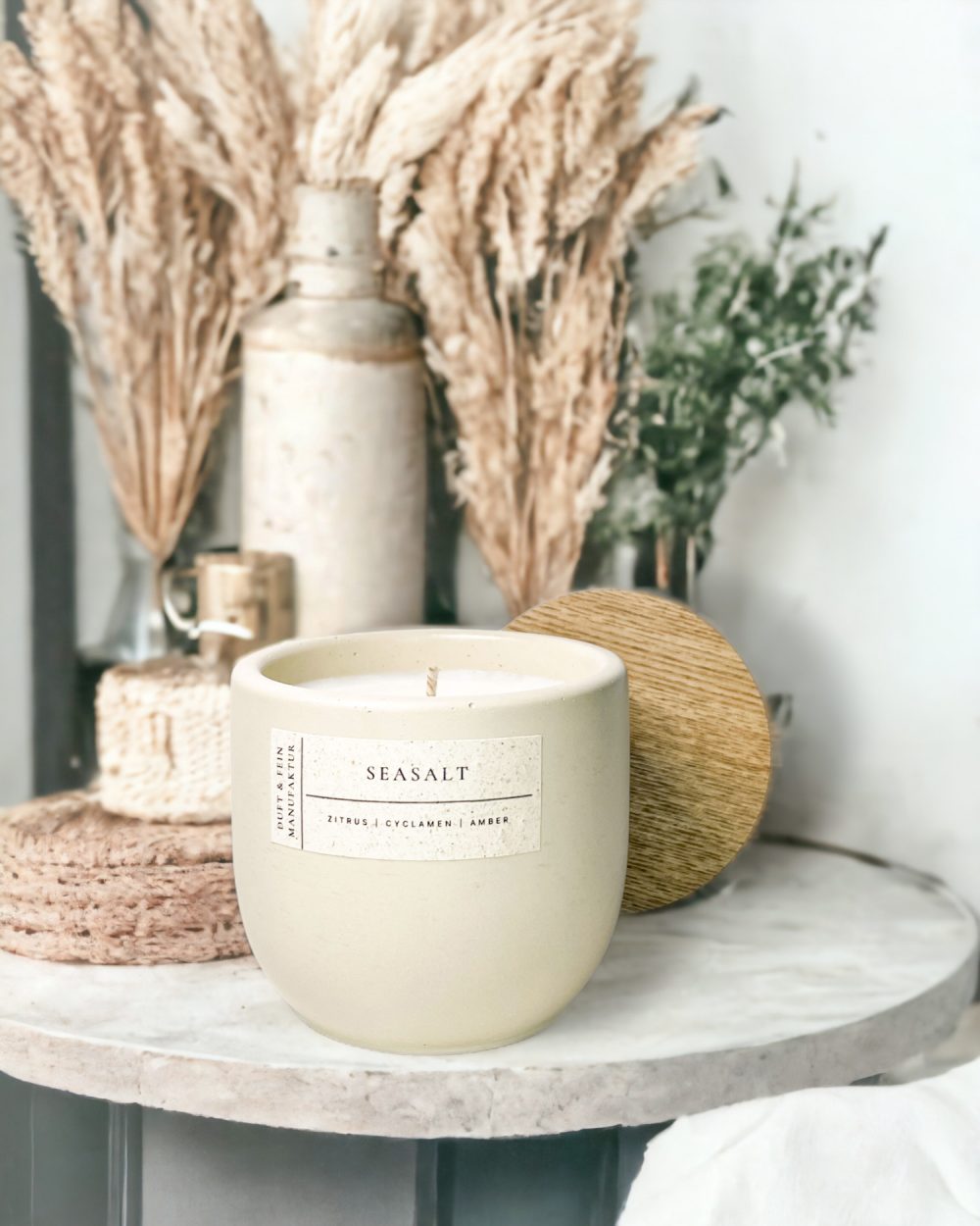 Candle Pot "Seasalt"