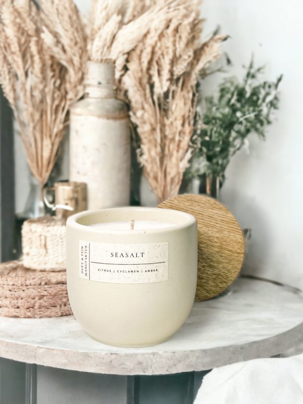 Candle Pot "Seasalt"