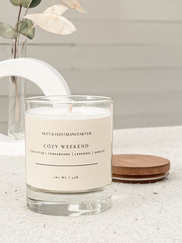 Duftkerze im Glas "Cozy Weekend"