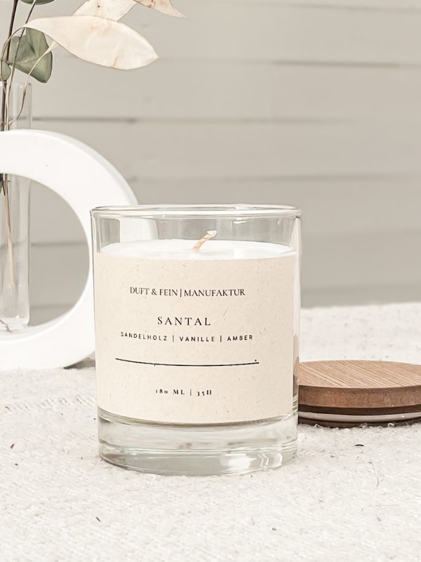 Duftkerze im Glas "Santal"