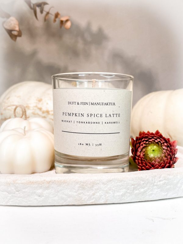 Duftkerze im Glas "Pumpkin Spice Latte"